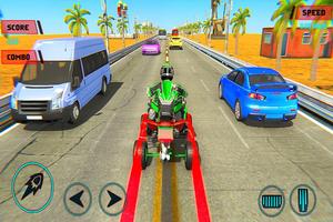 自行车游戏 - 自行车赛车游戏：四轮摩托车驾驶 截图 2