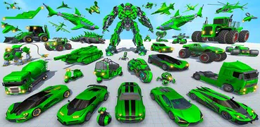 Shark Robot Car Game 3d