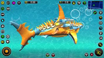 Köpekbalığı Robot Araba Oyunu Ekran Görüntüsü 2