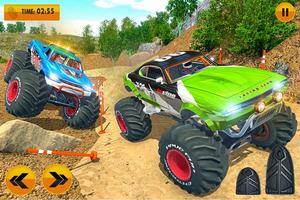 Uphill Monster truck driving – Monster truck games اسکرین شاٹ 2