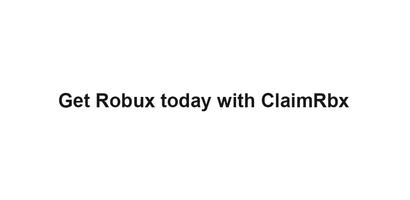 ClaimRbx: Get Robux Affiche
