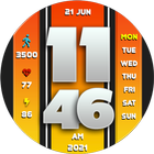 MJ252 Digital Watch Face أيقونة