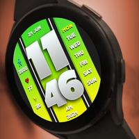 MJ252 Digital Watch Face تصوير الشاشة 3