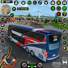 Jeu de conduite de bus:autocar icône