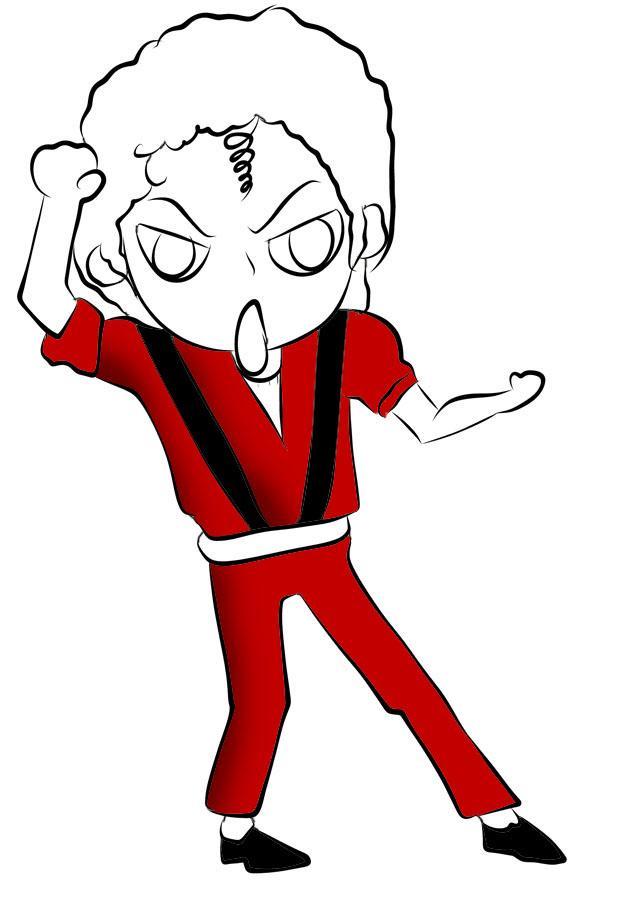 How To Draw Chibi Michael Jackson, Step by Step, Drawing Guide, by Dawn -  DragoArt