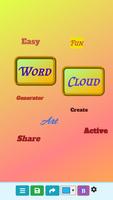 Word Cloud Easy Art Generator Plakat