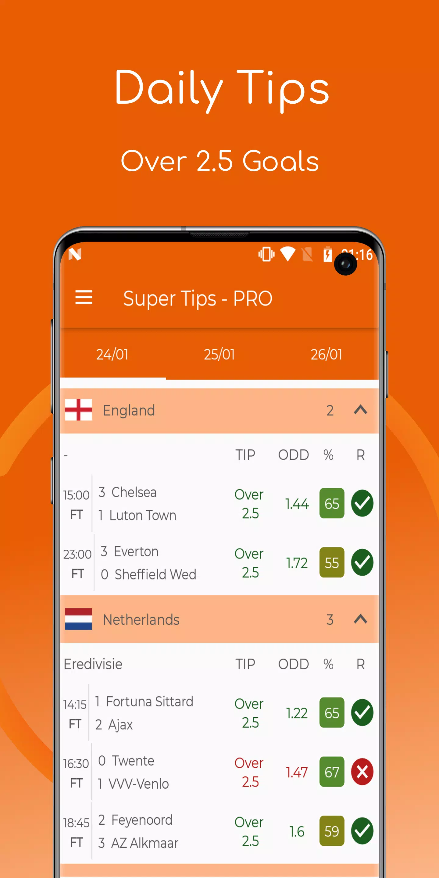 BTTS Betting Tips - Best Daily Soccer Predictions APK für Android  herunterladen