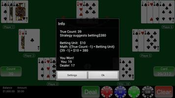 برنامه‌نما Countem Blackjack Pro 2 عکس از صفحه