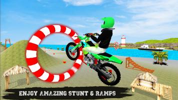 Beach Bike Ramp Stunts Racing  Ekran Görüntüsü 3