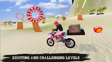 Beach Bike Ramp Stunts Racing  Ekran Görüntüsü 1