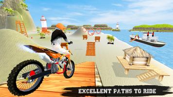 Beach Bike Ramp Stunts Racing  Ekran Görüntüsü 2