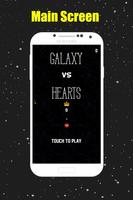 Galaxy VS. Hearts poster