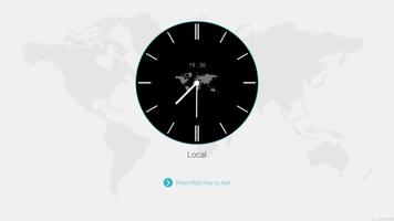 World Clock Plakat