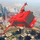 Ultimate Futuristic flying bus icon