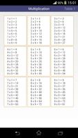 Multiplication Table 포스터