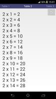 Multiplication Table 스크린샷 1
