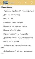 Русско-арабский разговорник screenshot 2