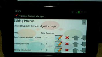 Simple Project Manager スクリーンショット 1