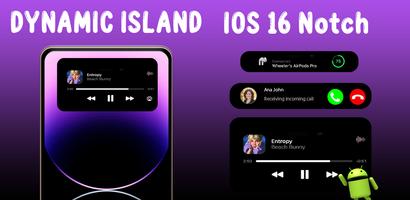 Dynamic Island Plus IOS 16 الملصق