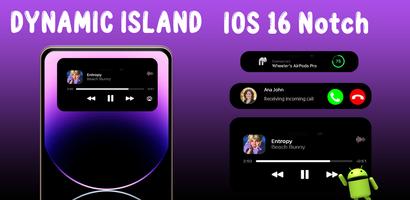 Dynamic Island Plus IOS 16 plakat