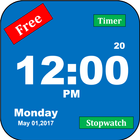 LED Digital Clock with Seconds Stopwatch and Timer ícone