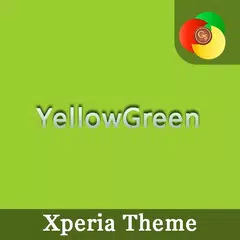 イエローグリーン| Xperia™テーマ アプリダウンロード