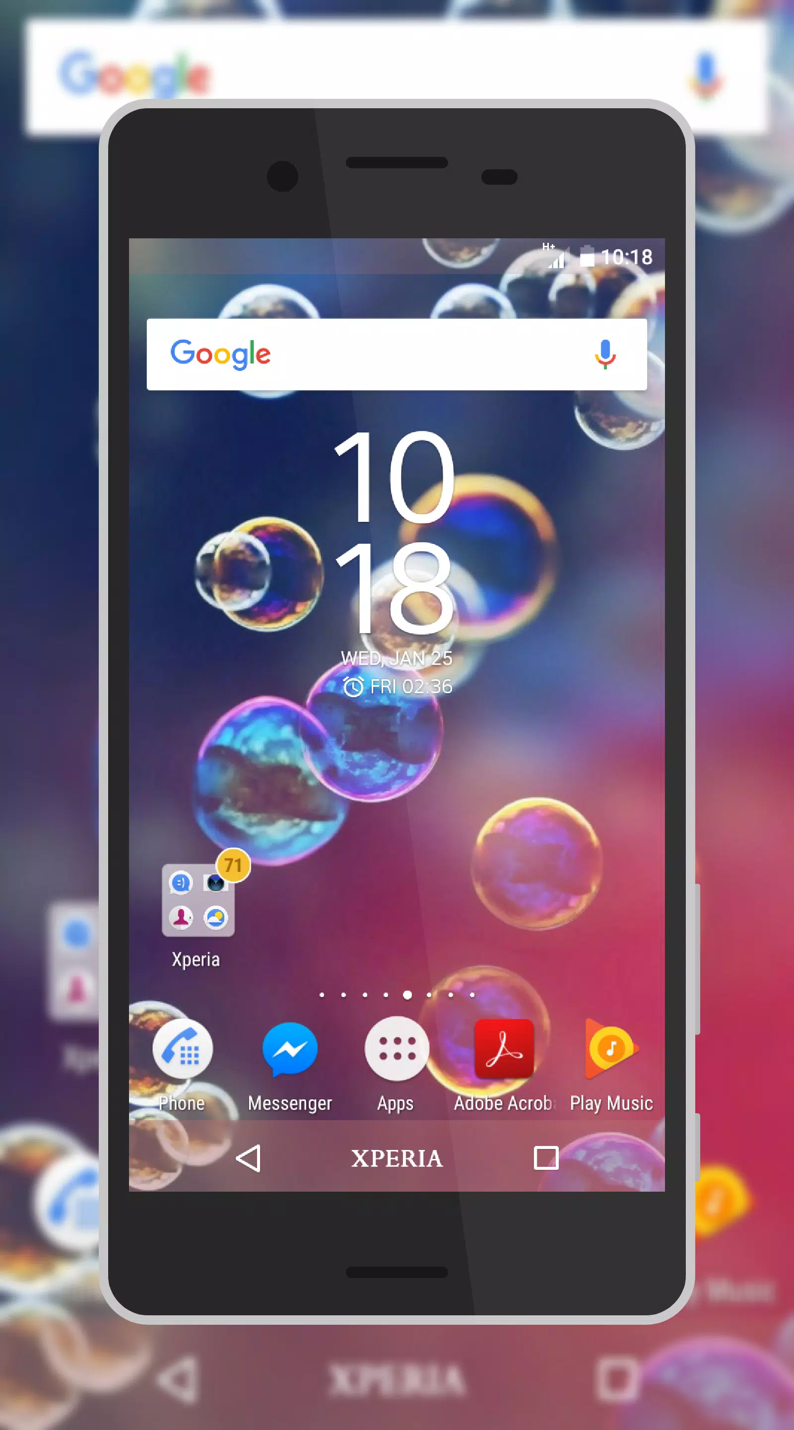 Bubbles Xperia Theme Apk For Android Download
