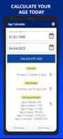 Age Calculator Plakat