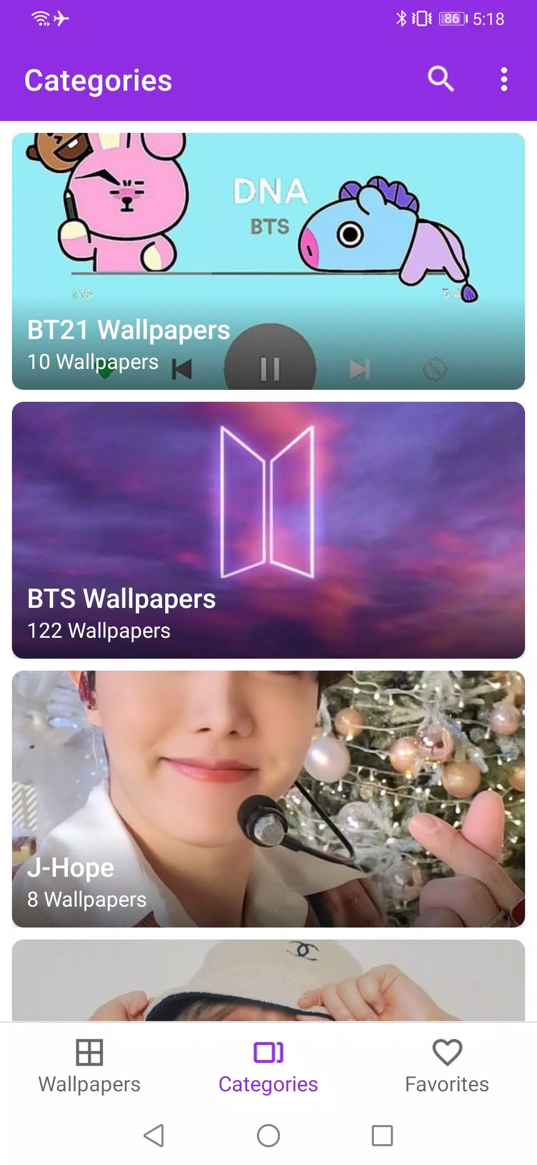 Descarga de APK de Cute BT21 Wallpapers BTS everyday cuteness para Android