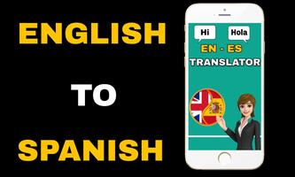 English - Spanish Translator Affiche
