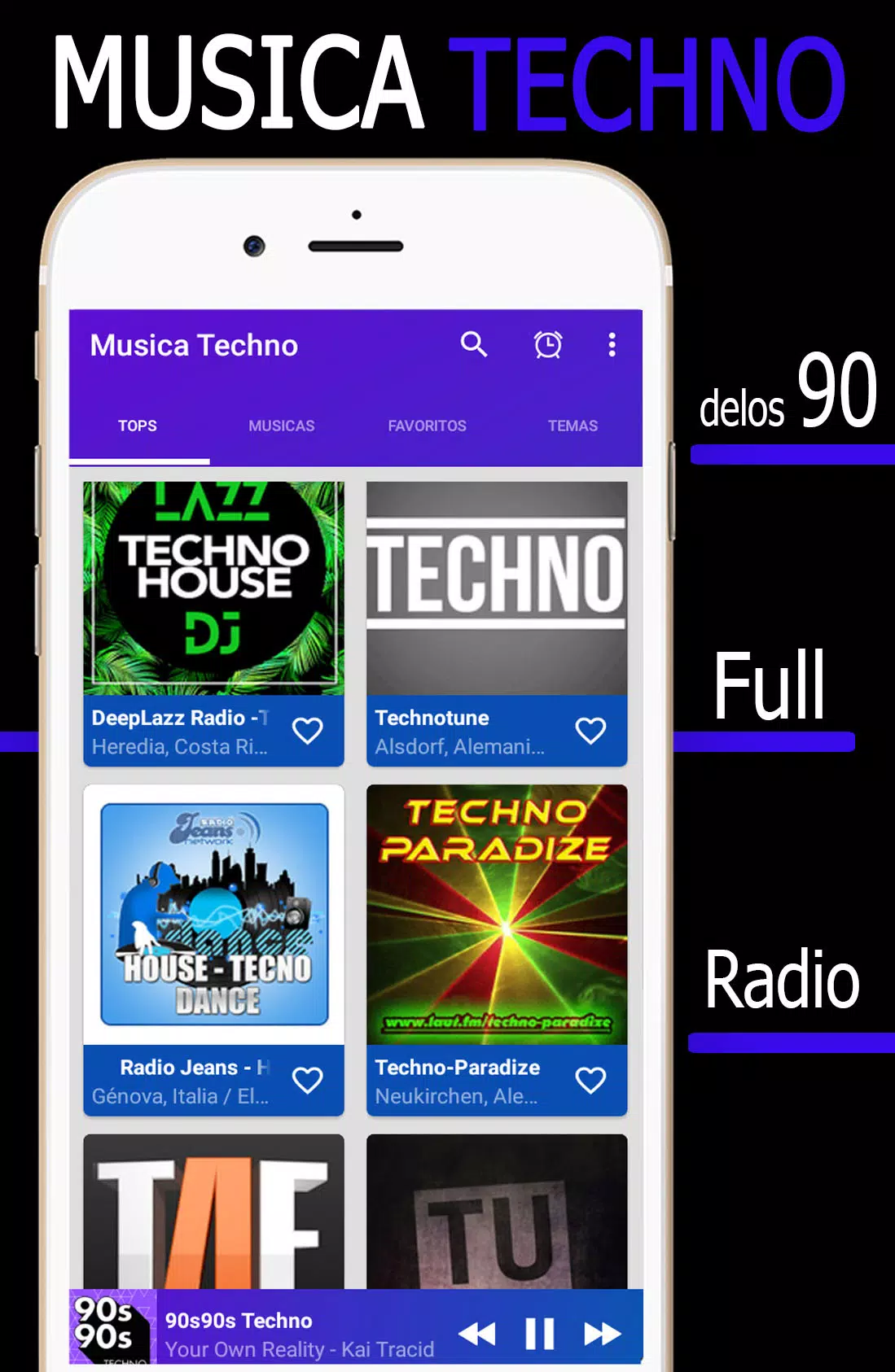 Descarga de APK de Musica Techno delos 90 para Android