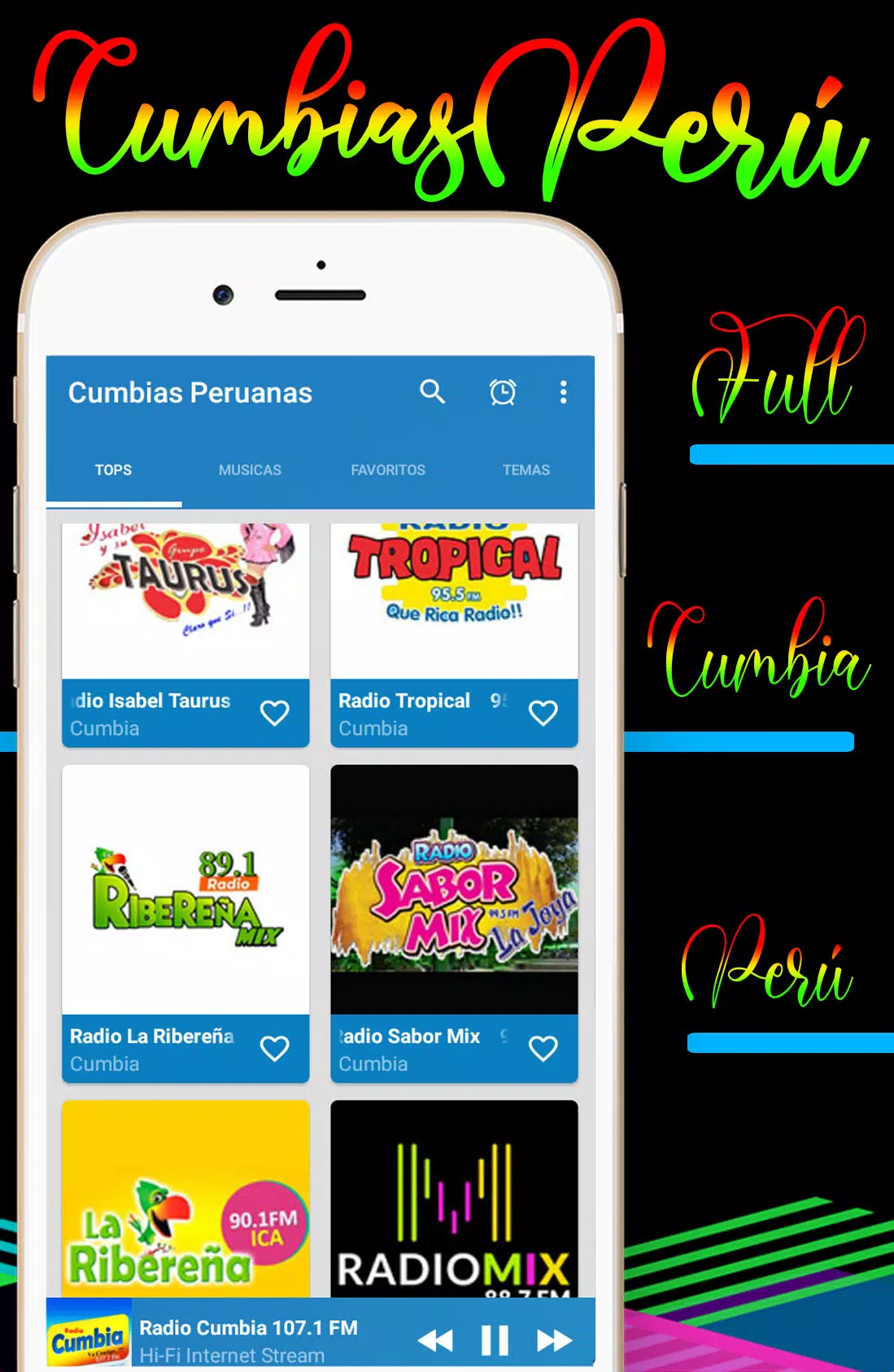 Descarga de APK de Cumbias Peruanas para Android