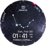 MKW GALAXY Zodiac Watch Face