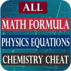 All Math ,Physics & Chemistry Formulas- All In One icône