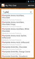 My Diet for PKU screenshot 3