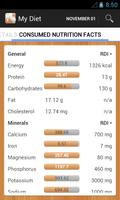 My Diet capture d'écran 1