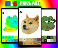 MLG Thuglife Color by Number Game imagem de tela 1