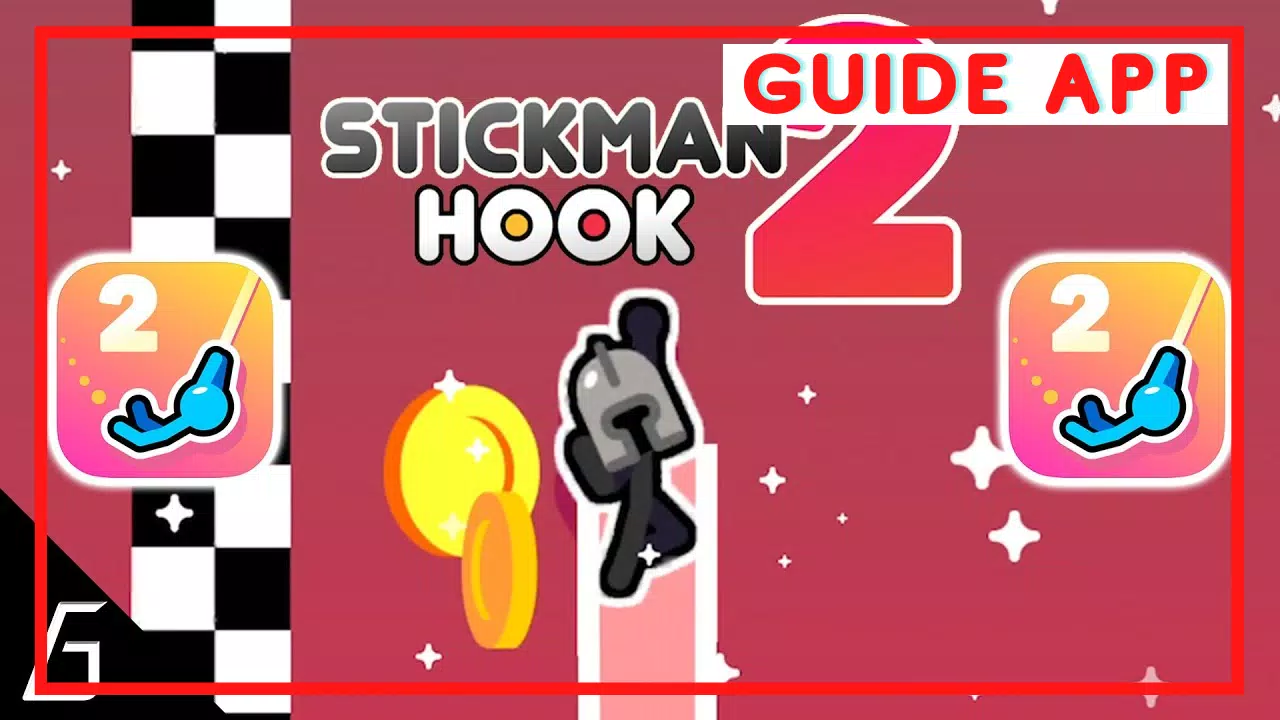 Stickman Hook - Gameplay Walkthrough part 1(iOS,Android) 