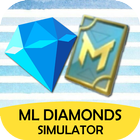 Mobile Diamonds Free for Legends - Spin Simulator icône