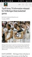 برنامه‌نما MLive.com: MSU Basketball News عکس از صفحه
