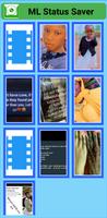 برنامه‌نما ML Status Saver عکس از صفحه