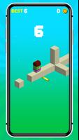 Crossy Cube Bridge: Poly 3D screenshot 1