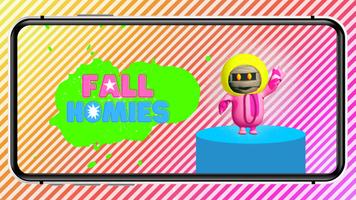 Fall Homies: Party Royale Race Poster