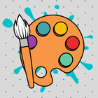 Paint & Draw: Coloring Book & Art Maker. أيقونة