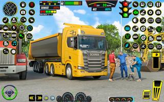 운전 트럭 시뮬레이터 트럭 게임 포스터