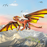 Flying Dragon Simulator Attack icon