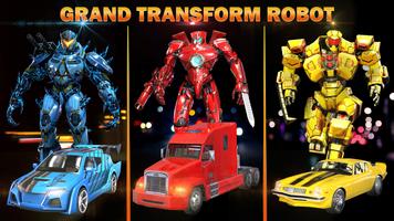 Flying Robot Transformation poster