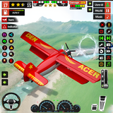 Helicopter flying plane game ícone