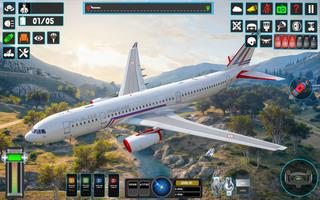 Helicopter flying plane game imagem de tela 2