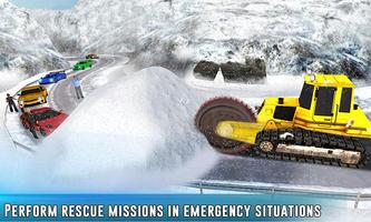 Grand Snow Excavator Sim truck poster